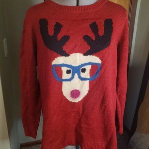 Reindeer Sweater Size 14/16 1X